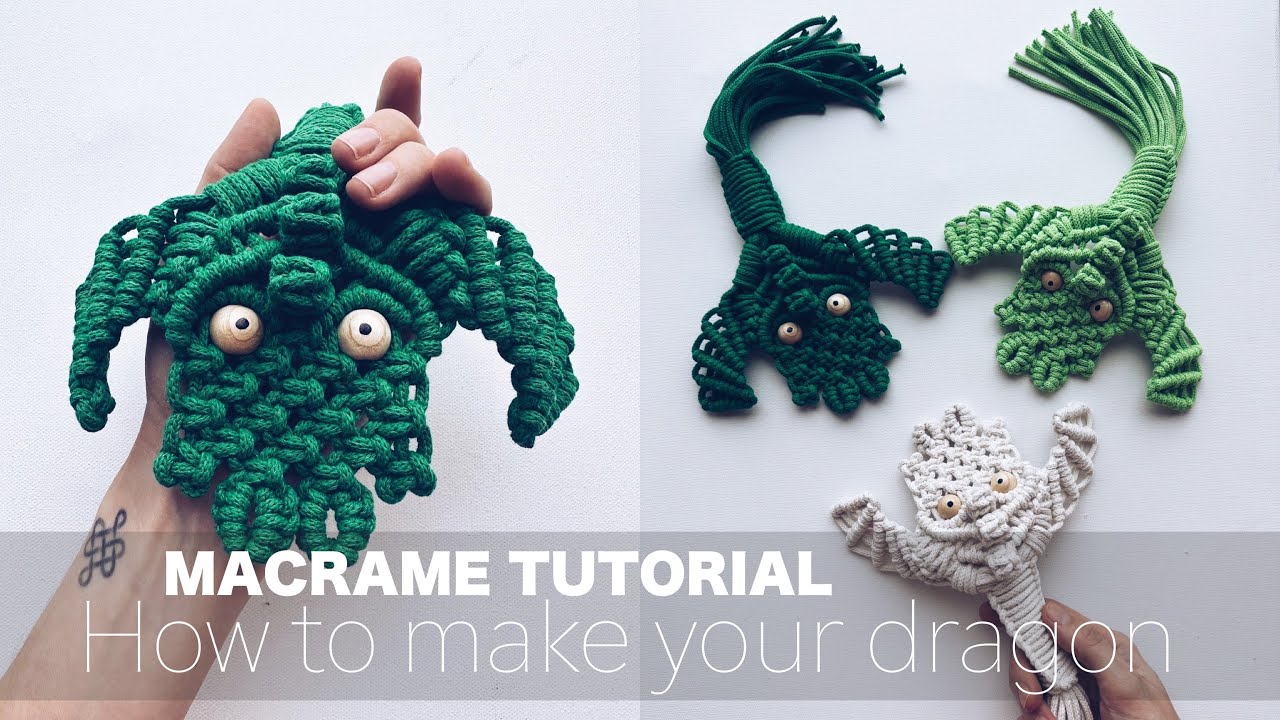 DIY: How to make your Macrame Dragon