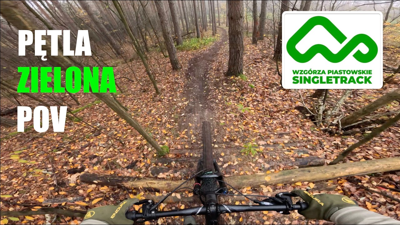 Wzgórza Piastowskie Singletrack - Pętla Zielona | Miejscówki z KajoMTB