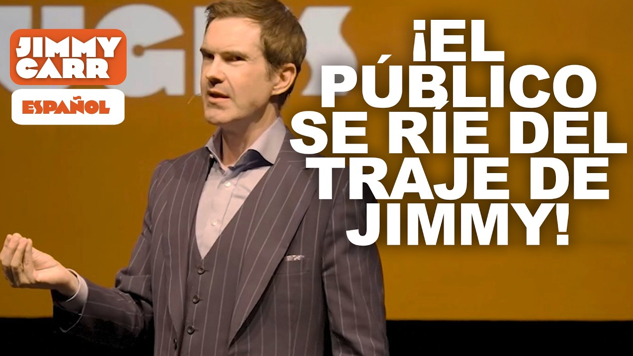 ¡Un interruptor se Burla del Traje Clásico a Rayas de Jimmy! | Jimmy Carr en Español