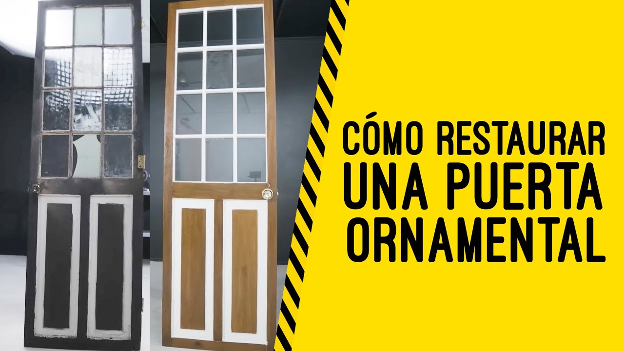 Cómo restaurar una puerta antigua ornamental