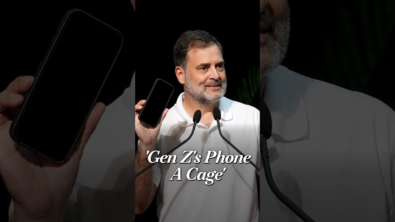 Rahul Gandhi Calls Gen Z's Phone A '21st Century Cage'