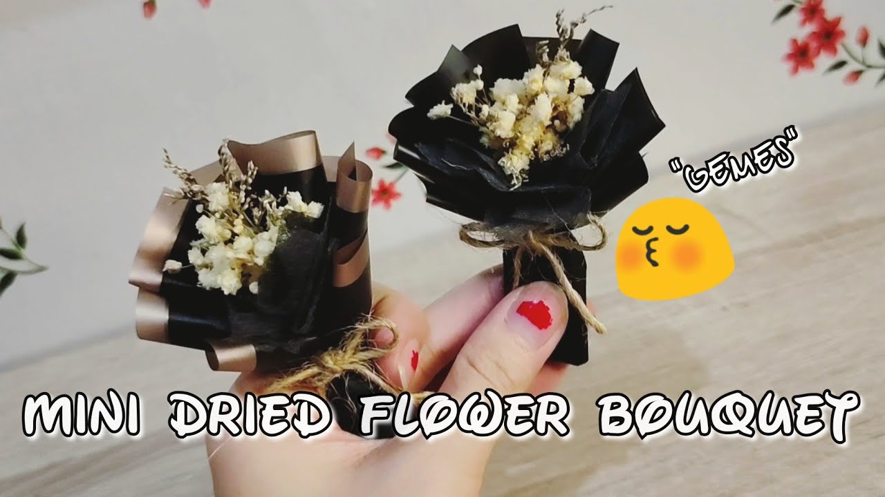 Mini Dried Flower Bouquet