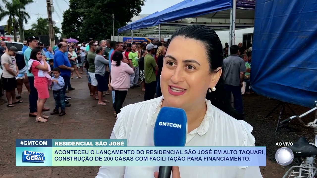 ACONTECEU O LANÇAMENTO DO RESIDENCIAL SÃO JOSÉ EM ALTO TAQUARI.