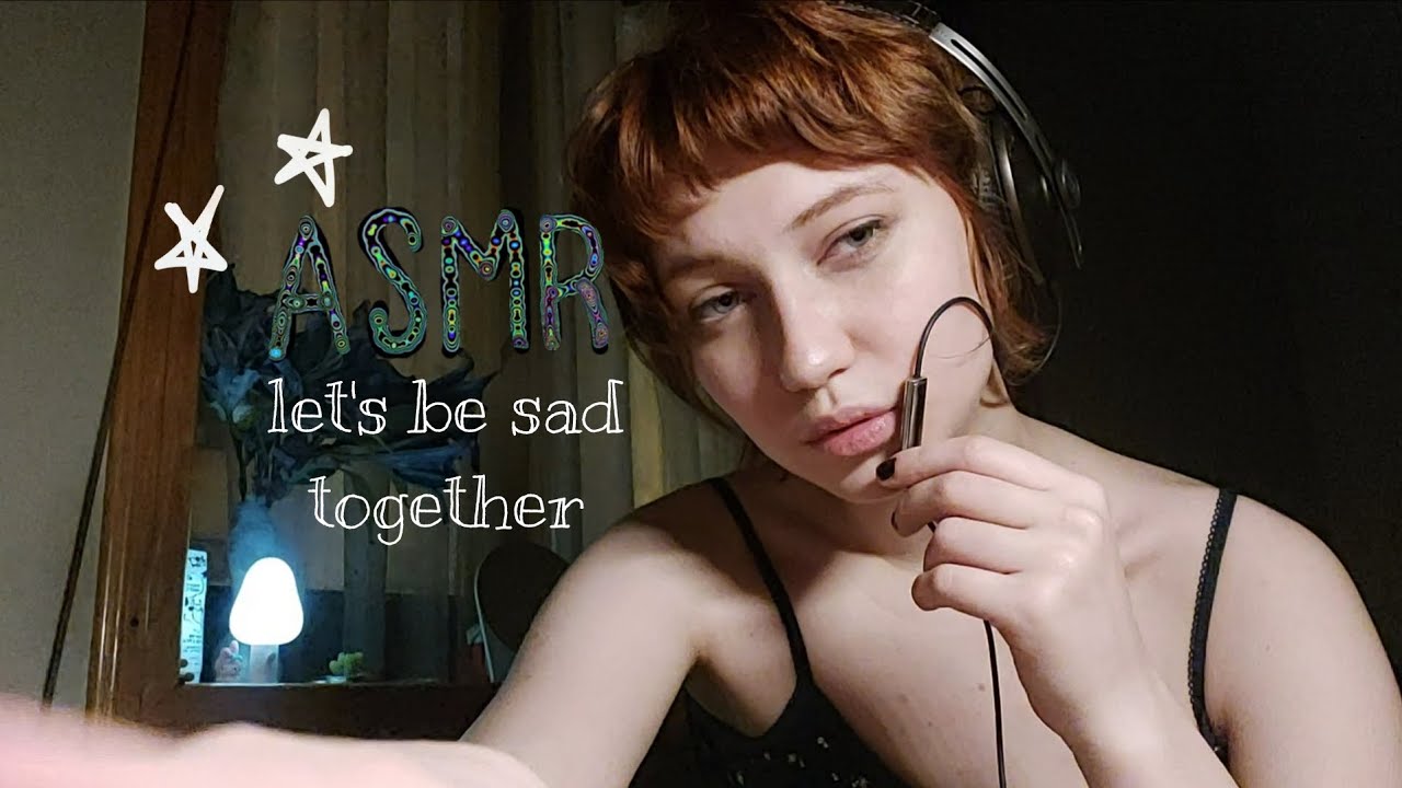 ASMR| sharing sad thoughts, breakup struggle, positive affirmations ✨️