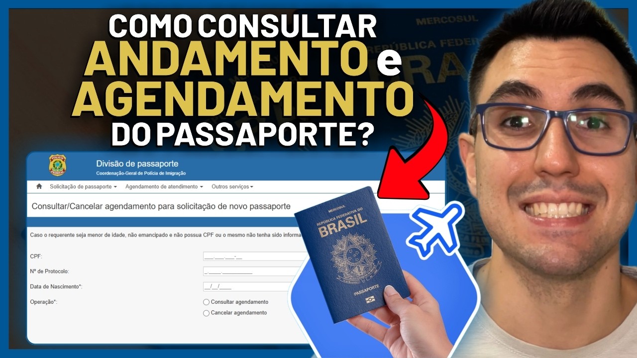 Como CONSULTAR AGENDAMENTO e ACOMPANHAR ANDAMENTO da EMISSÃO do PASSAPORTE? PASSO A PASSO