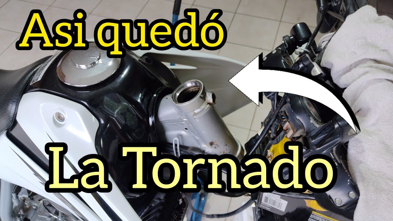 Cambio Cunas Cubetas Rodamientos de dirección  Honda Tornado XR 250 al detalle