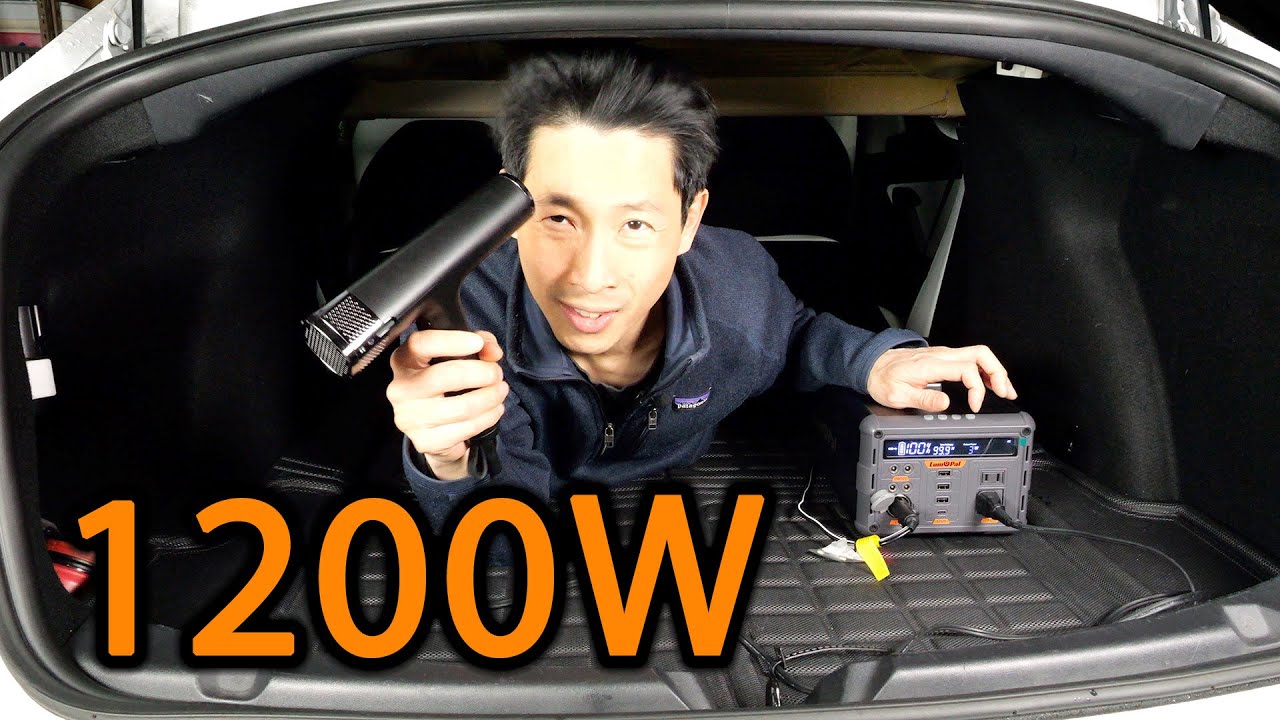 Add a 1200W AC Outlet  to Your Car