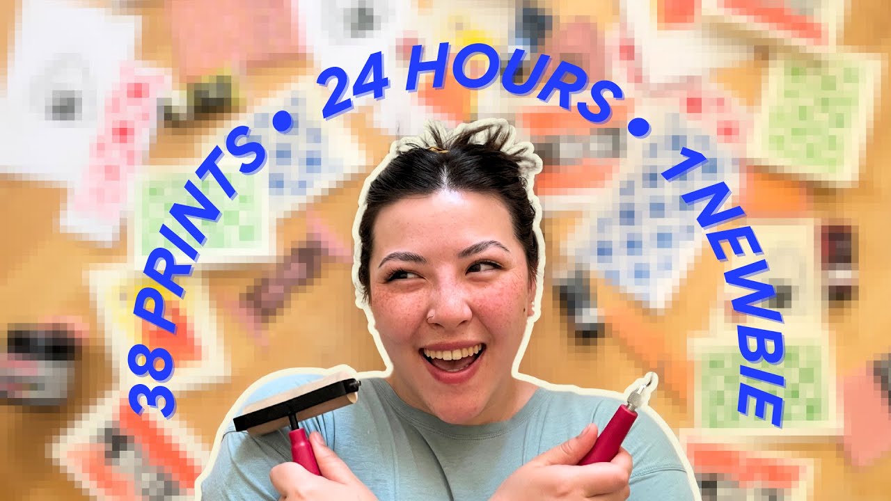 Speedrunning Printmaking in 24 Hours