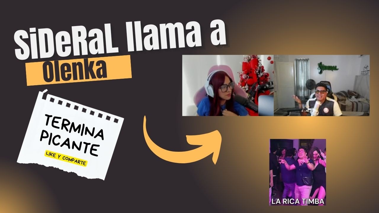 SIDERAL llama a Olenka en vivo y pasa lo impensado 🔥(LIke y Comparte)