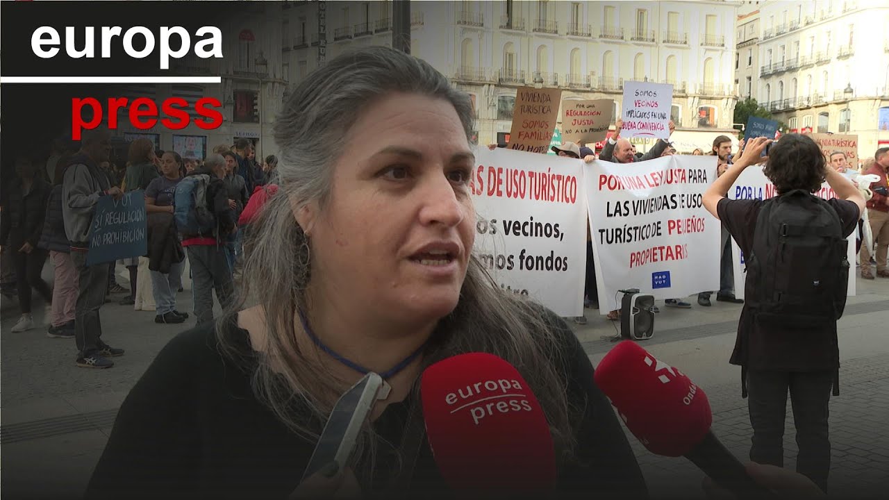 Propietarios de VUT se manifiestan por una regulaci&oacute;n justa: 