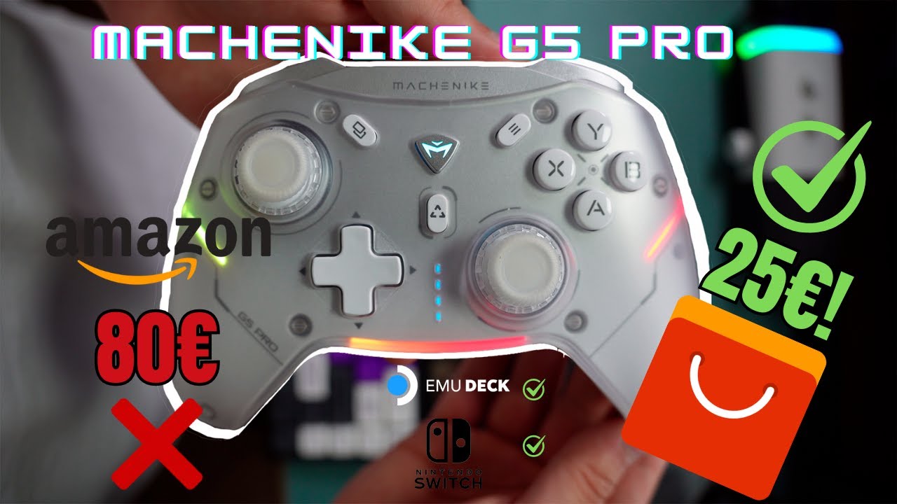 Así sí AliExpress | Mando para Switch y Steam Deck Machenike G5 Pro | Análisis | Shivil