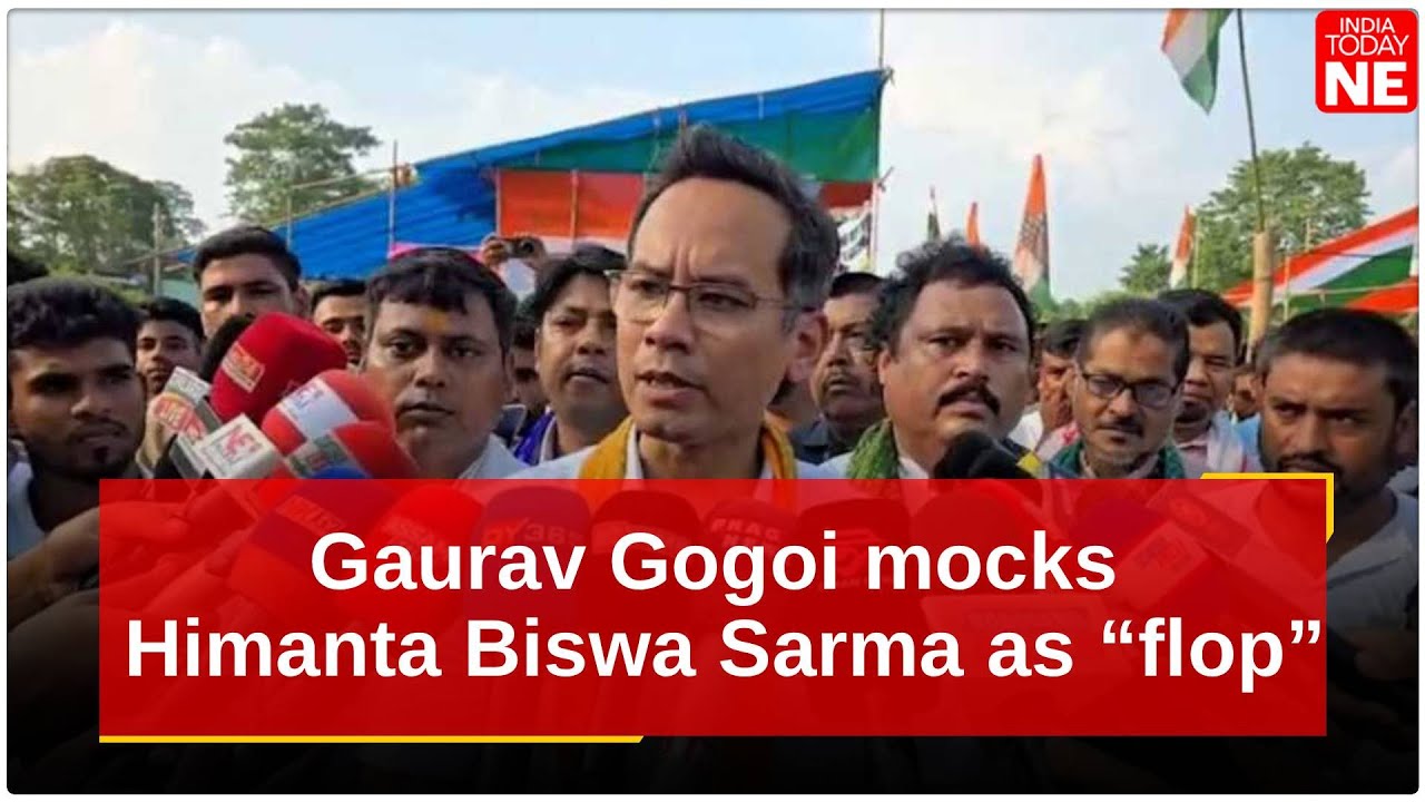 Gaurav Gogoi mocks Himanta Biswa Sarma as “flop”, calls ST status for six communities 