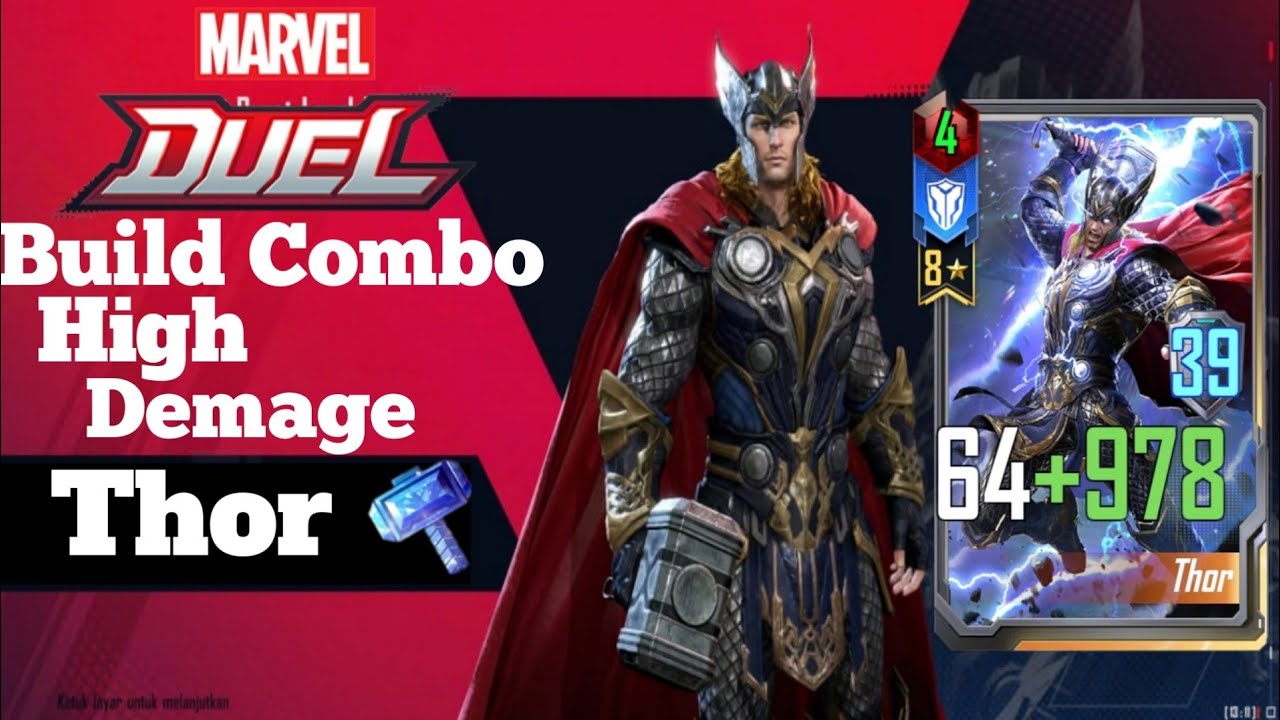 Marvel Duel | Build Combo High Demage Thor