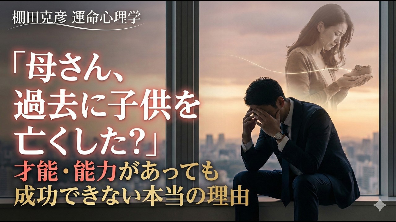 「母さん、過去に子供を亡くした？」才能・能力があっても成功できない本当の理由｜運命心理学