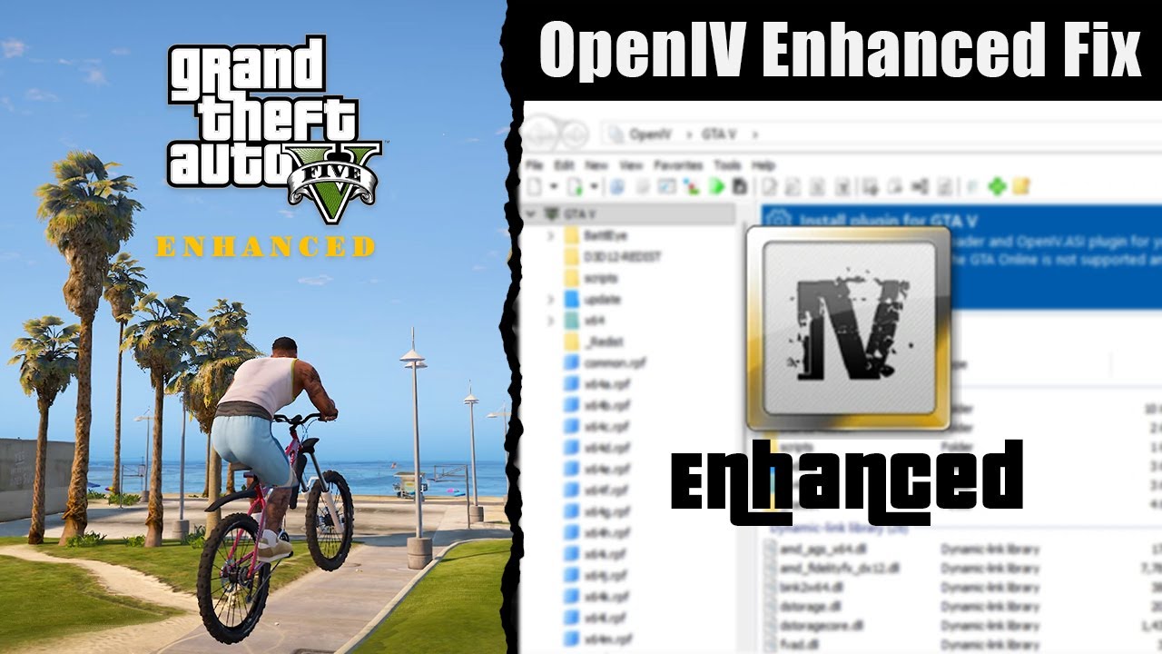 Как установить OpenIV Fix для GTA V Enhanced &mdash; руководство! 🪧
