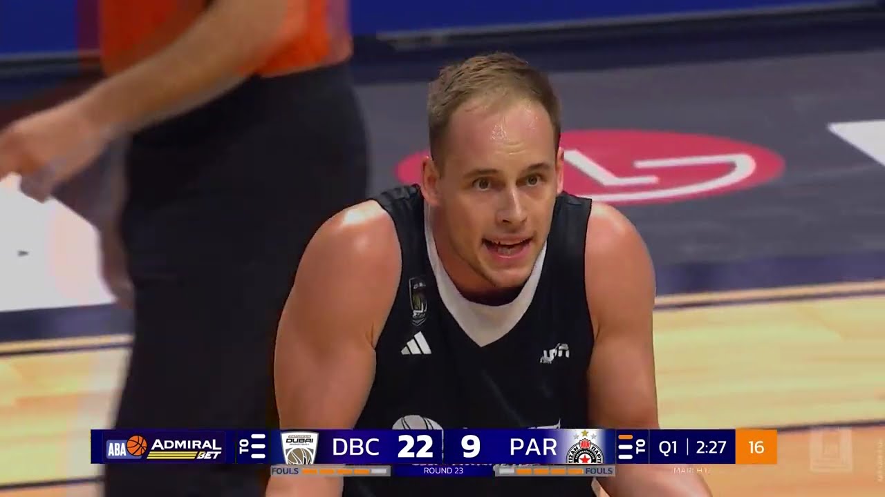 AdmiralBet ABA League 2024/25, Round 23 match: Dubai Basketball - Partizan Mozzart Bet (17.3.2025)