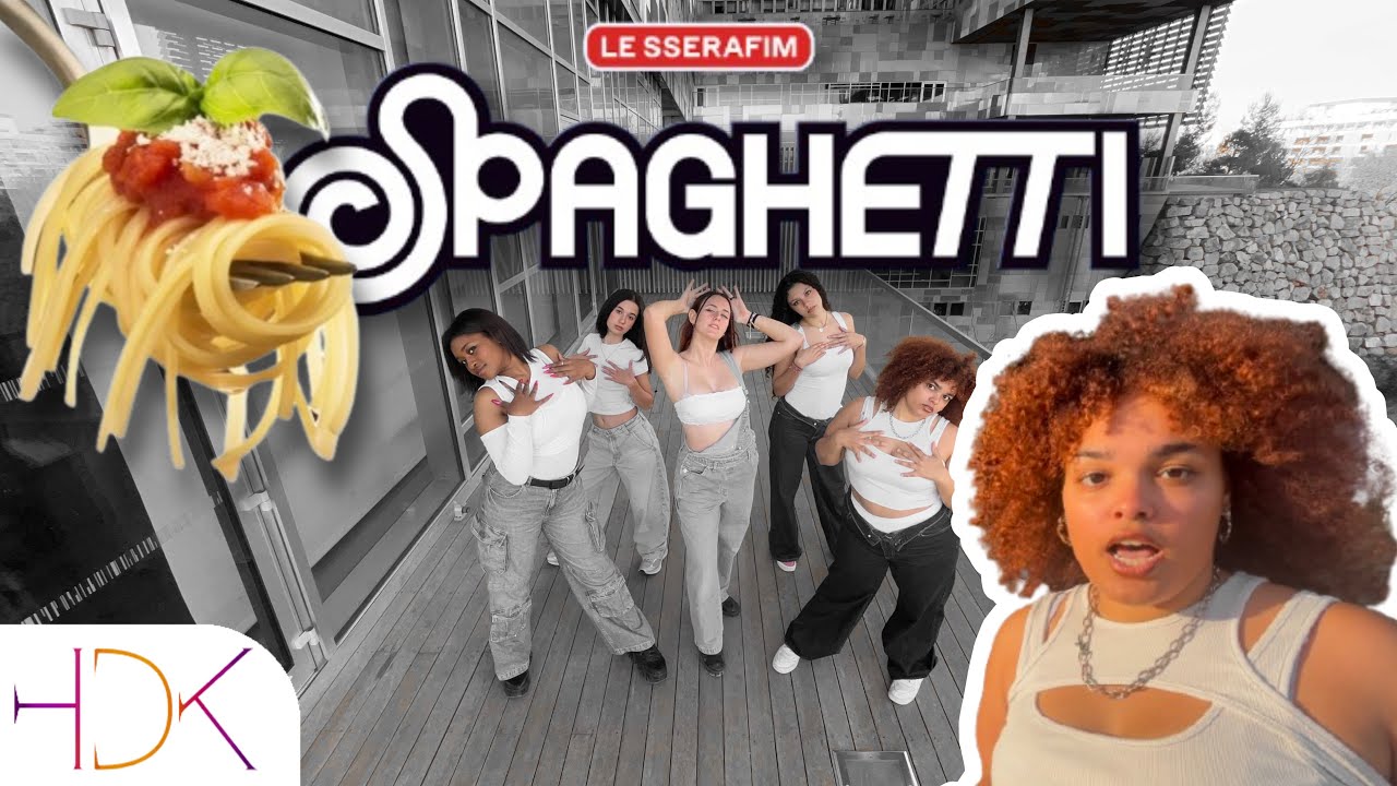 [K-POP IN PUBLIC]  LE SSERAFIM (르세라핌) 'SPAGHETTI' KPOP Dance cover by HDK from France