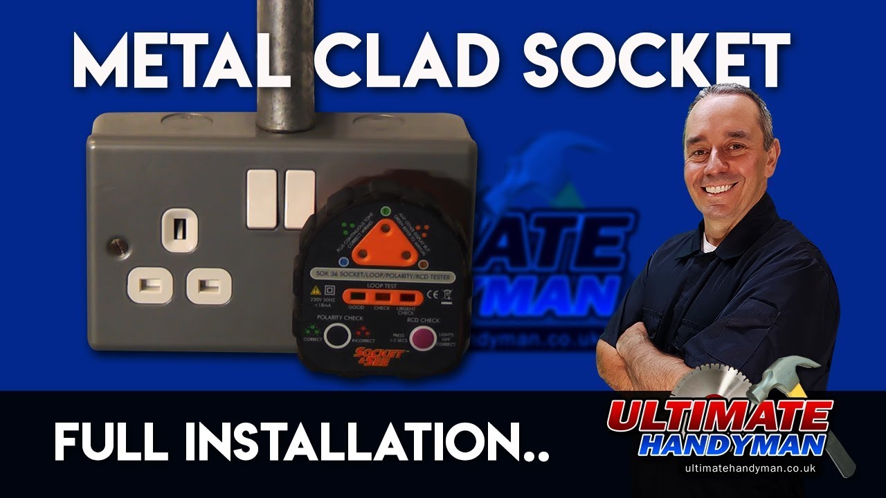 How to install a metal clad socket | Garage socket