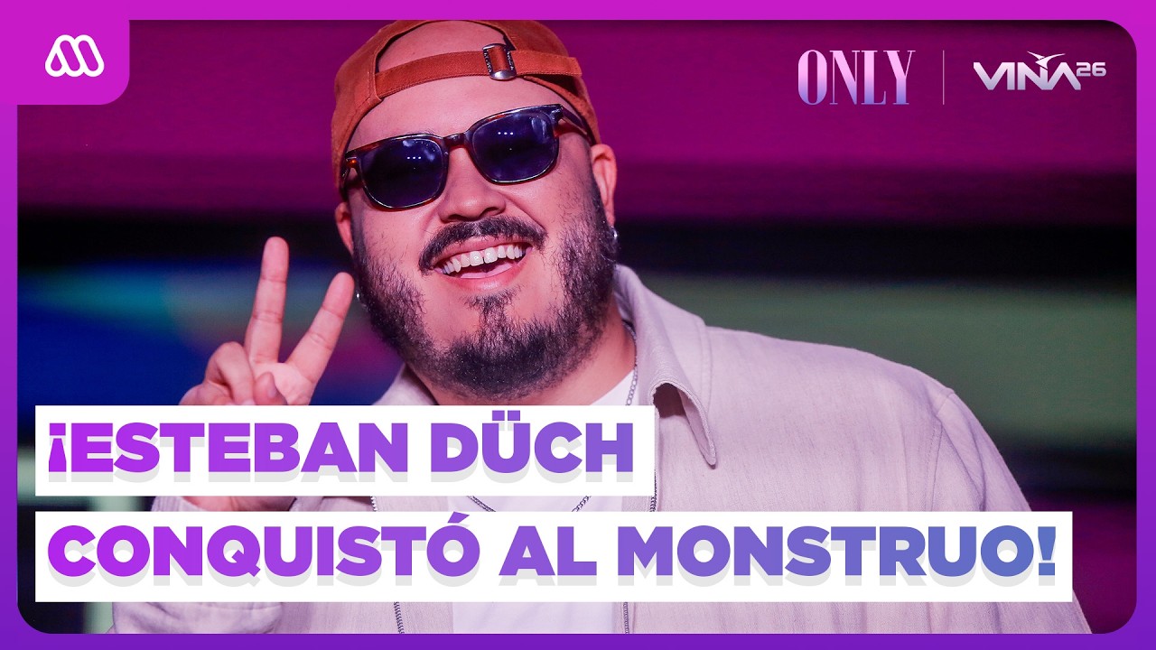 ¡Esteban Düch conquistó al monstruo! El venezolano se llevó las Gaviotas de Plata y Oro | Only Viña