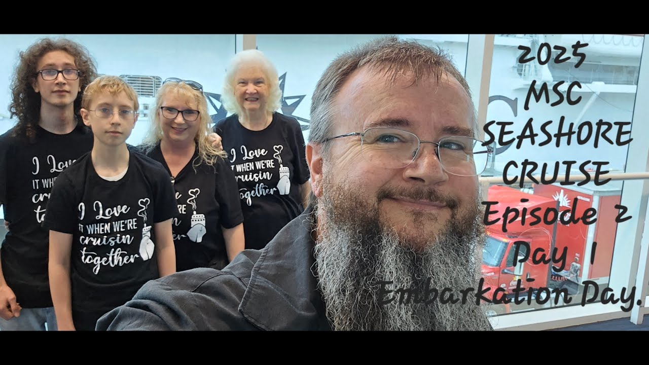 2025 MSC Seashore Cruise - Episode 2 -Day 1 -  Cocoa Beach Florida and Embarkation at Port Canaveral