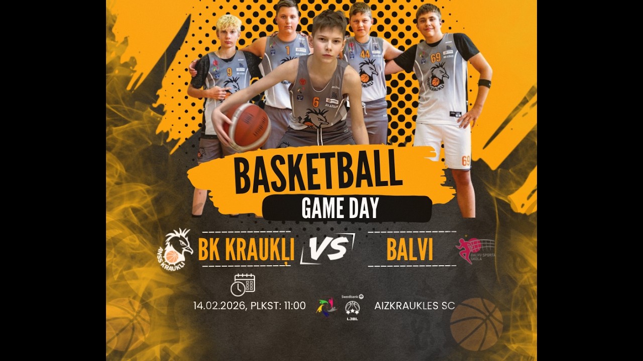Aizkraukle NSS U14 vs Balvu Sp.skola U14 14.02.2026.