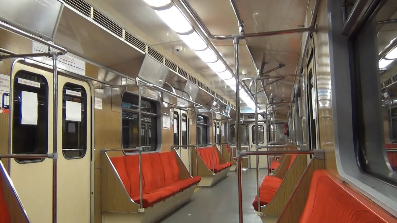 Metro Warszawa przejazd Kabaty - Politechnika Wagonmasz | Warsaw Underground Ride | Варшавское метро