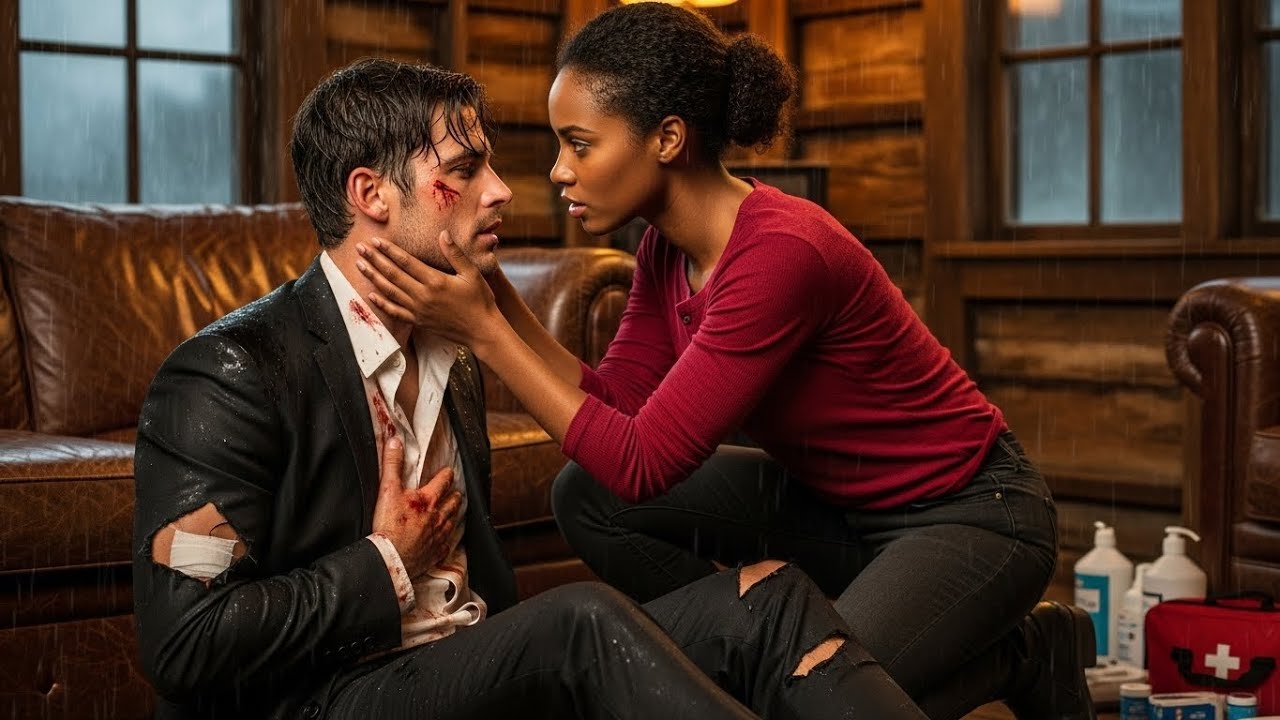 She Sheltered a Bleeding Man During a Storm—Unaware the Billionaire Would Heal Her Heart Too.