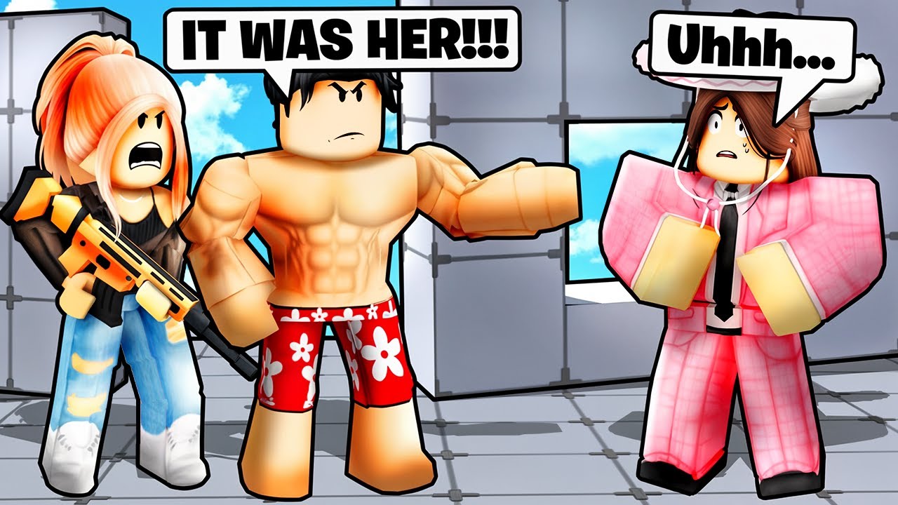 Я разозлил парня, и к нему присоединилась его девушка... (Roblox Rivals)