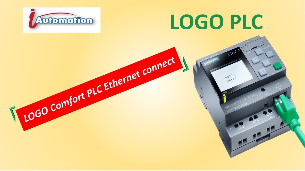 LOGO COMFORT PLC Ethernet connection (IP Address)