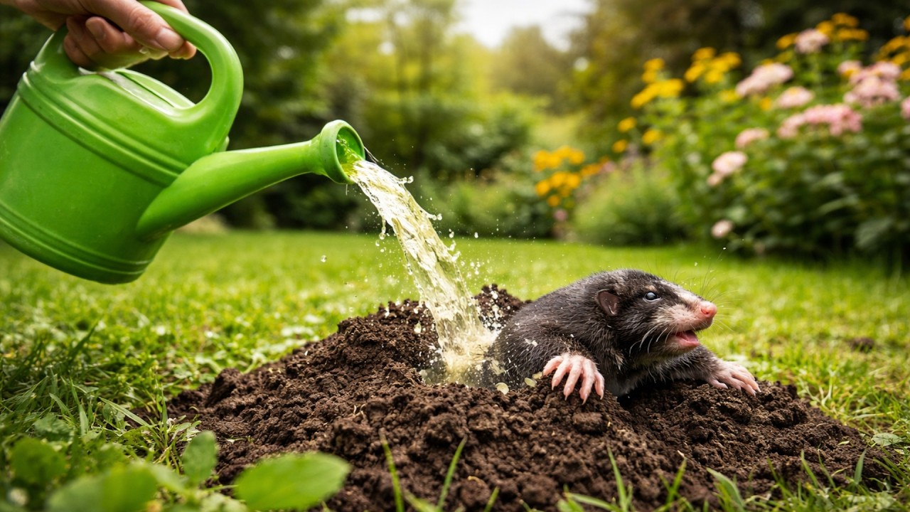 So bin ich Maulwürfe im Garten am einfachsten losgeworden
