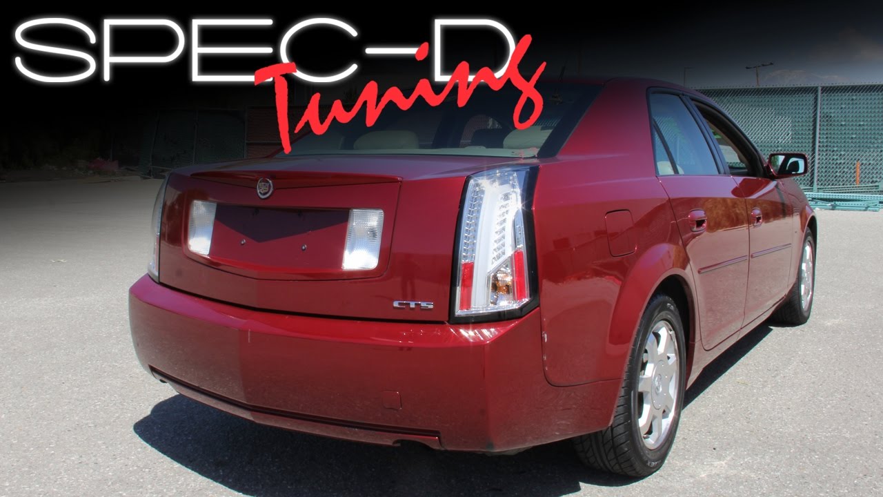 SPECDTUNING INSTALLATION VIDEO: 2003-2007 CADILLAC CTS LED TAILLIGHTS