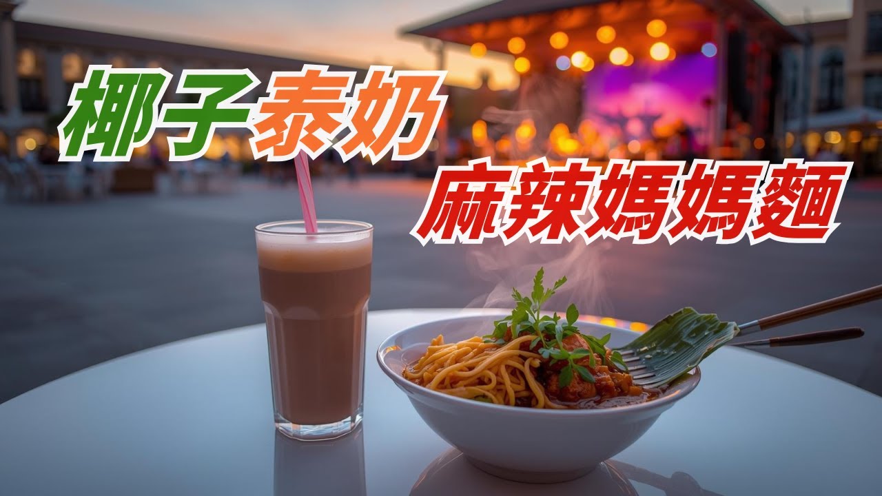 在泰國不想出門，又想吃到所有美食？Grab app 一鍵外送！椰子泰奶 🥥🧋｜融入泰國人的 Sabai Sabai 慢生活晚餐與音樂 🇹🇭｜泰式自助麻辣燙媽媽麵 🍜