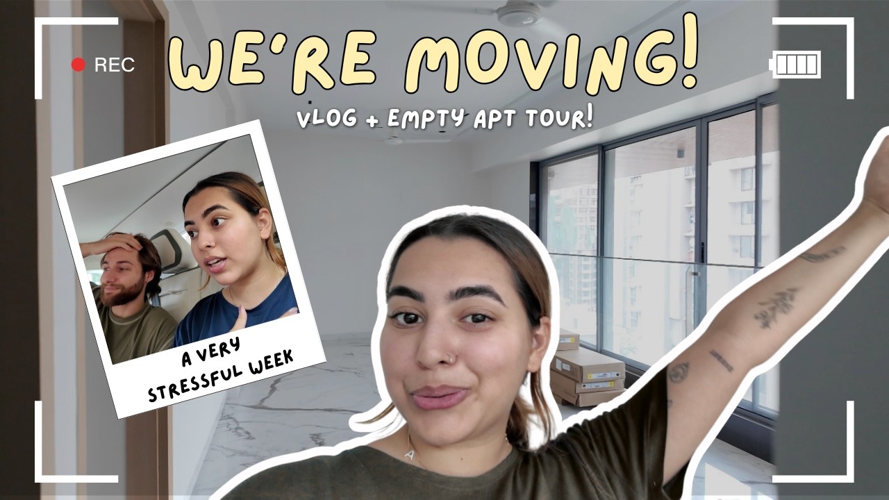 WE MOVED! (vlog + empty apt tour)