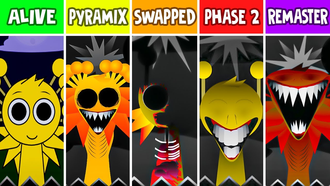 Incredibox Sprunki Phase 7 Definitive: Alive VS Pyramixed VS Swapped VS BUT Phase 2 VS Remastered