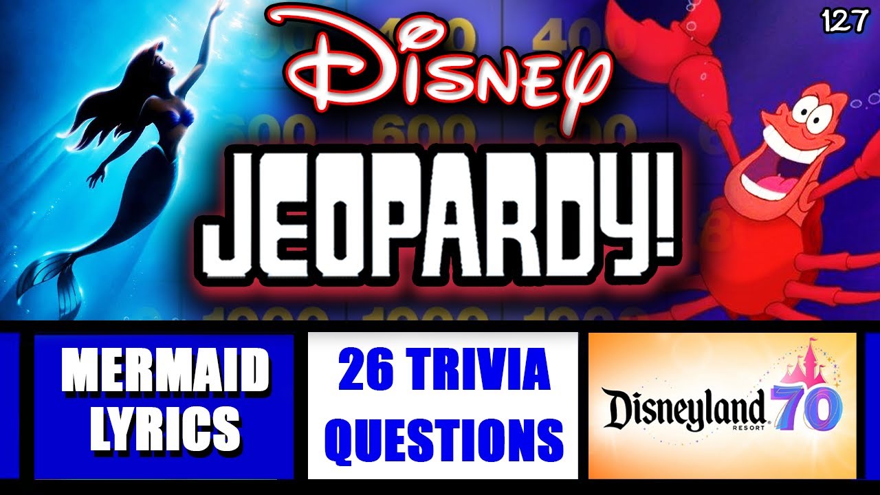 Disney Jeopardy Quiz • 26 Clue Game • Test your Knowledge