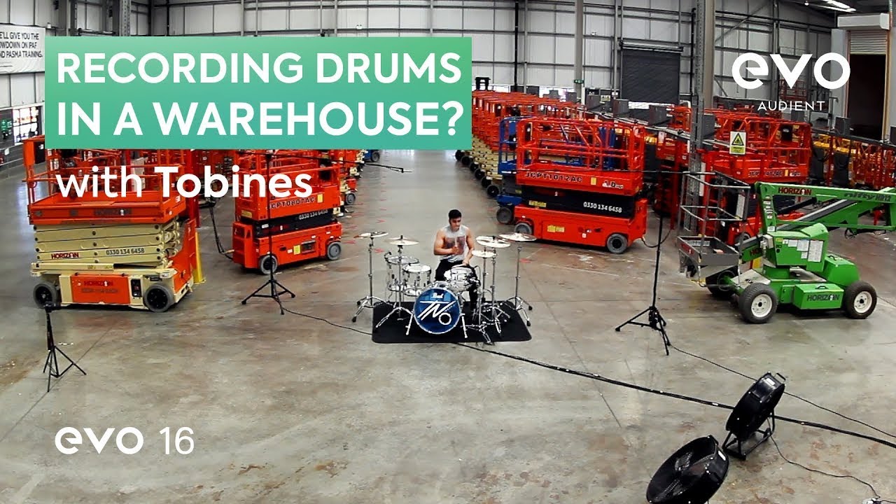 Getting a MASSIVE drum sound with EVO 16 - feat. ‪@tobines‬