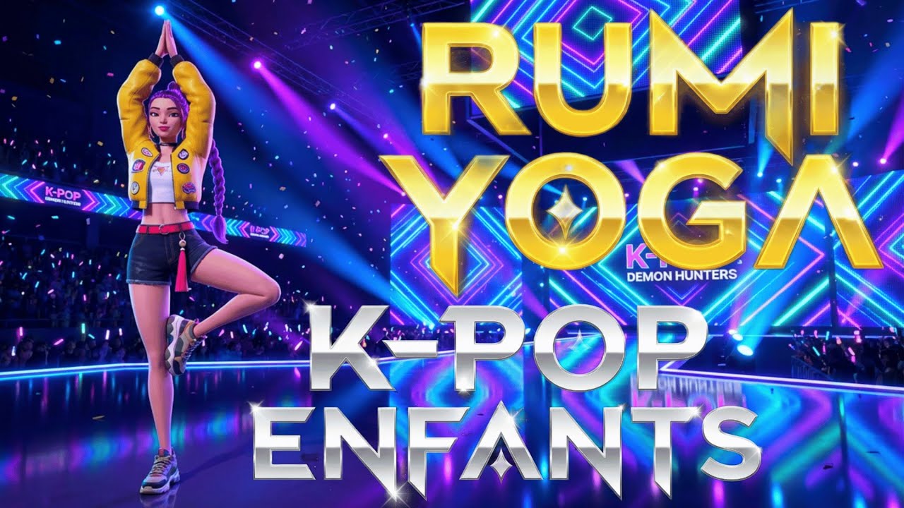 💜 RUMI YOGA ⚡ Force & Rythme | Deviens une Star de K Pop! | Yoga Pour Enfants