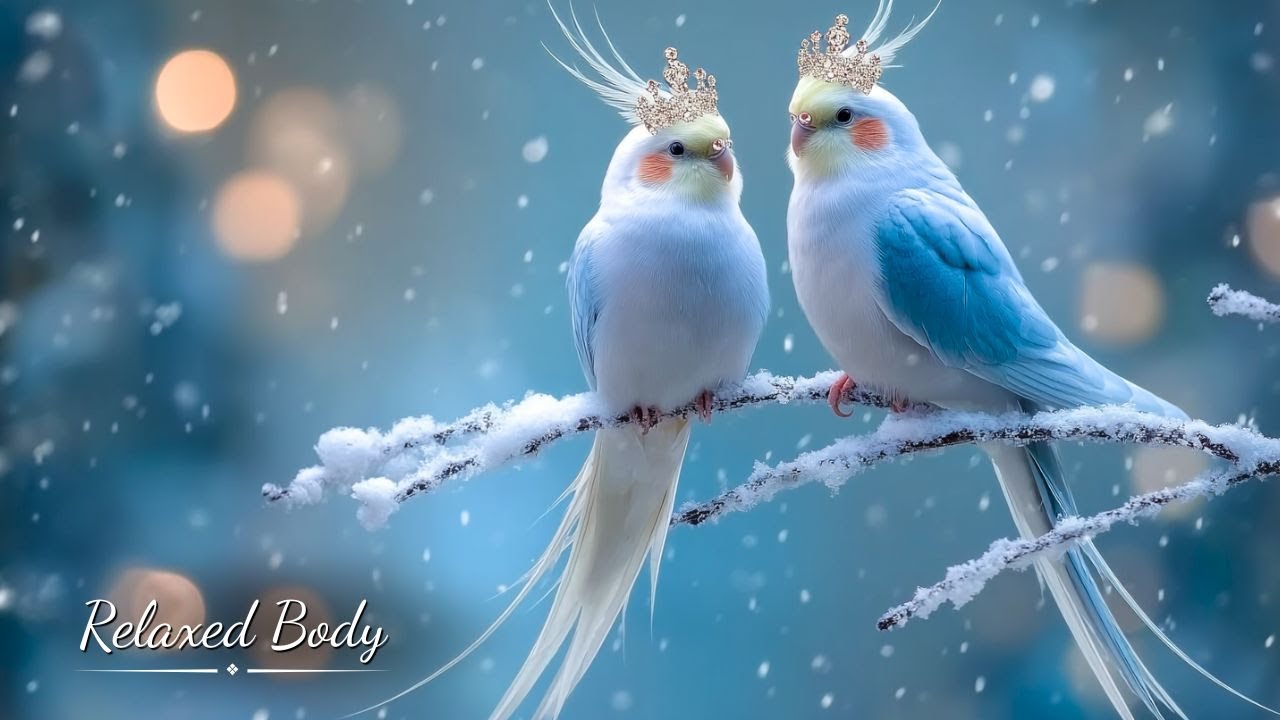 Peaceful Winter Reflections ❄️ Birdsong and Soft Piano Music for Tranquil Moments of Rest