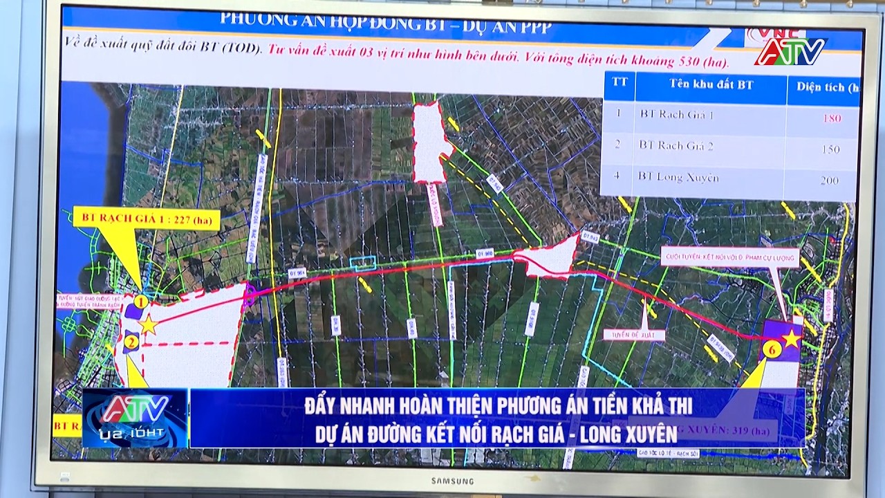 Đẩy nhanh hoàn thiện phương án tiền khả khi Dự án đường kết nối Rạch Giá - Long Xuyên | An Giang 24h