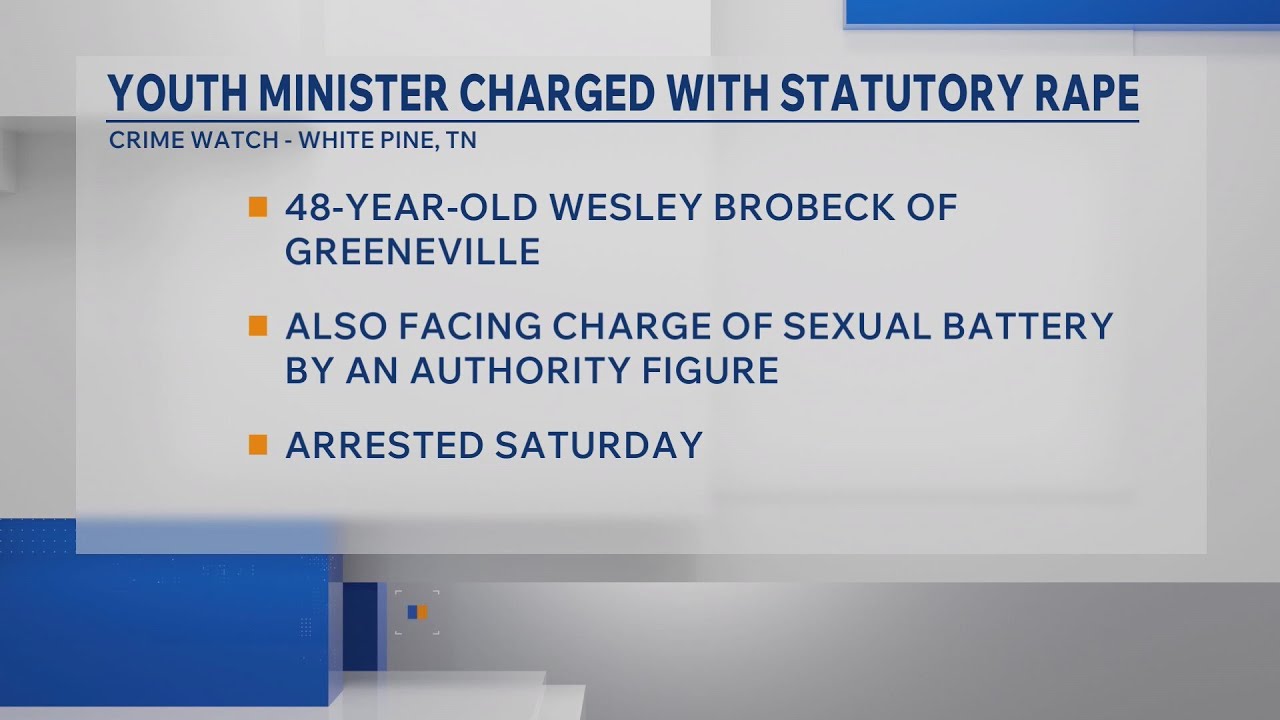 Greeneville man charged with statutory rape by an authority figure