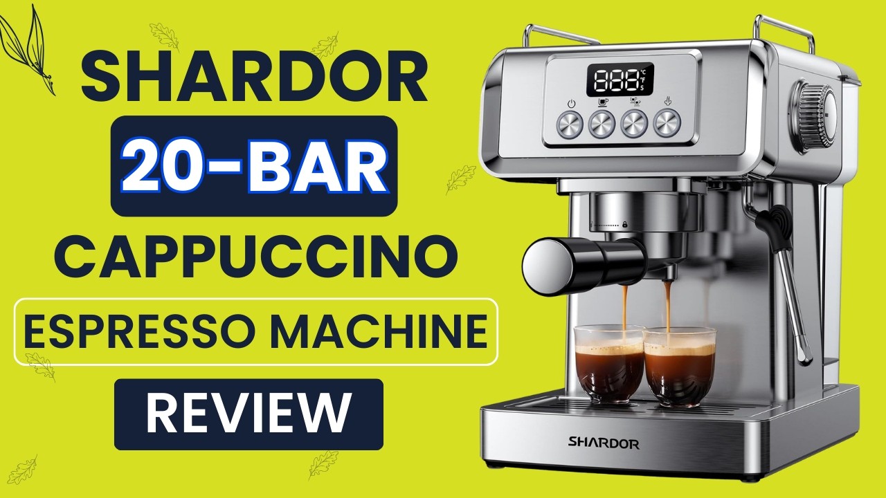 SHARDOR 20-Bar Espresso Machine Review