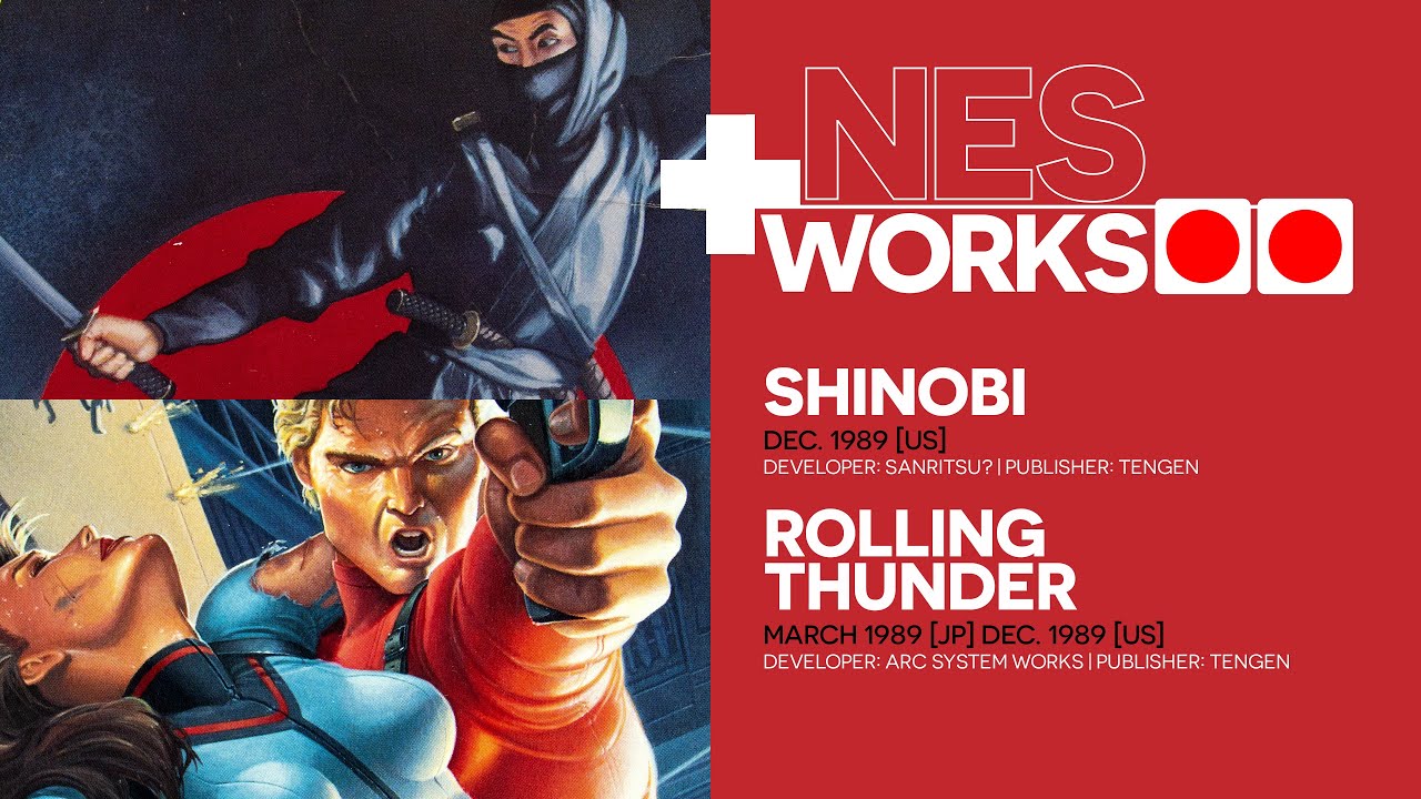 Ninja Segaiden: Shinobi & Rolling Thunder | NES Works 150