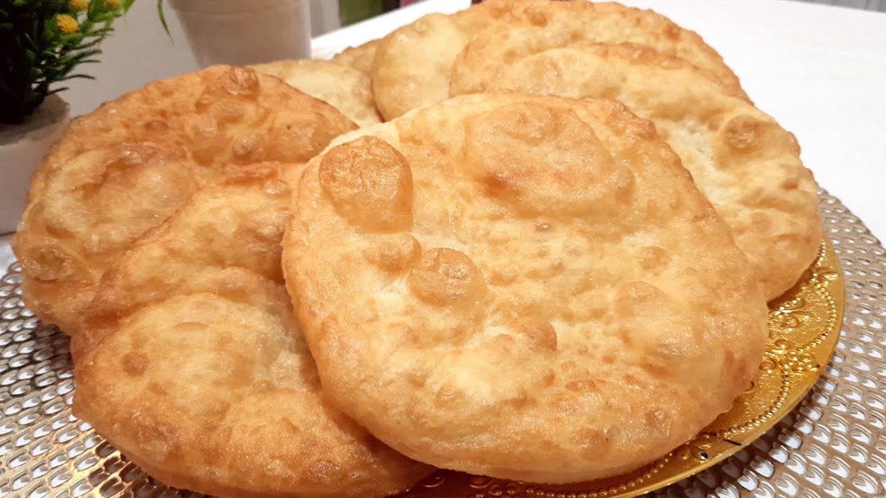 سفنج تاع الفرينة ناجح و خفيف بدون خلاط و لا دلك  Sfendj ou beignets à la farine sans pétrissage