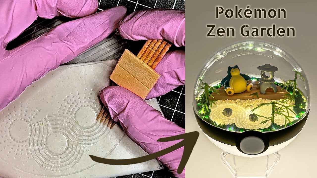 Do you have steady hands? Make a Zen Garden Pokémon Terrarium with me.