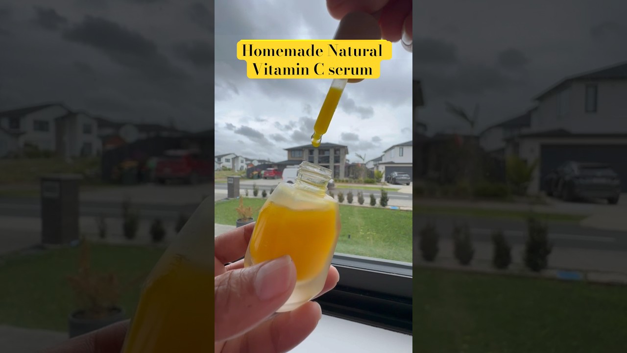 Make 100% Vitamin C serum at home #youtubeshorts #skincare #skincareroutine
