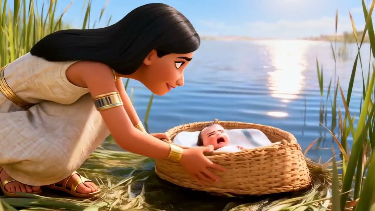 Moses From River to Leader! #biblestories,#kidsbiblestories,#kidsbiblelearning,#animatedbiblestory