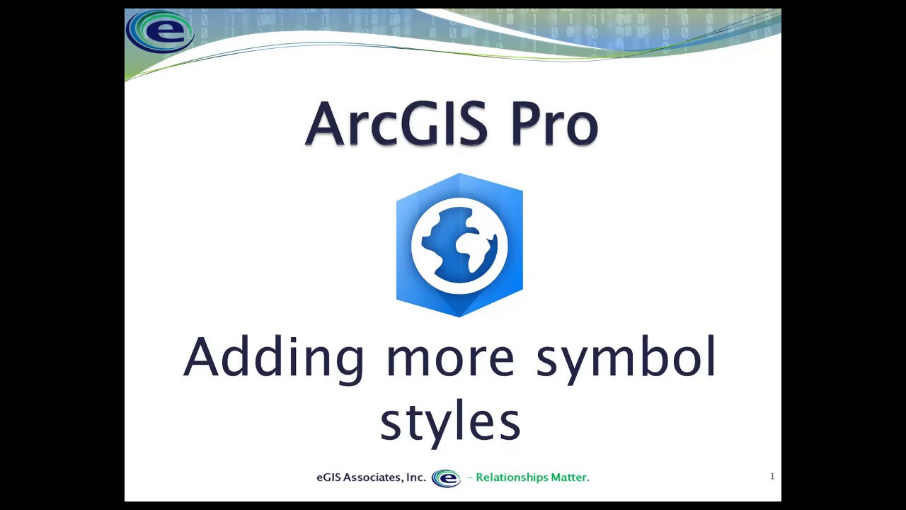 Добавление стилей символов в ArcGIS Pro