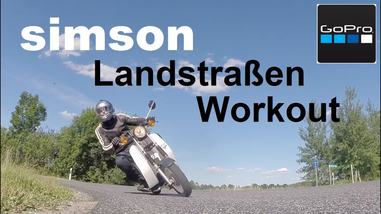 Simson SR50 Landstra&szlig;en Workout [GoPro Hero 3]