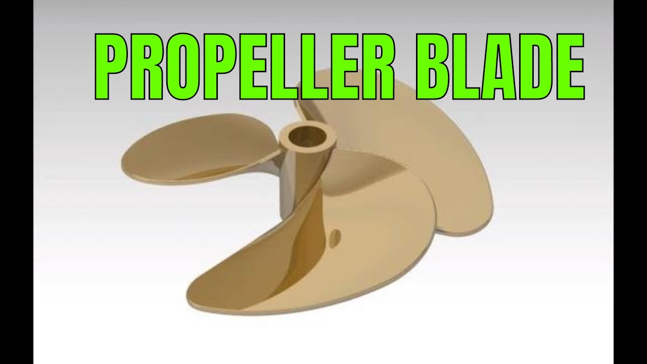 Catia V5 - Propeller blade using Generative shape design