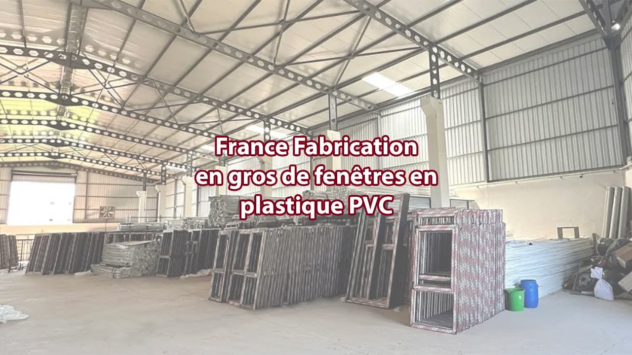 France Fabrication en gros de fenêtres en plastique PVC